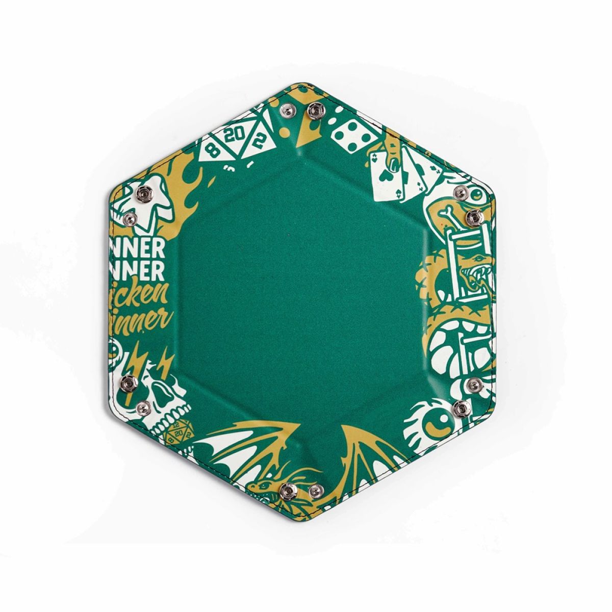 Dice Tray Hex 6" : Artist Series - Cara